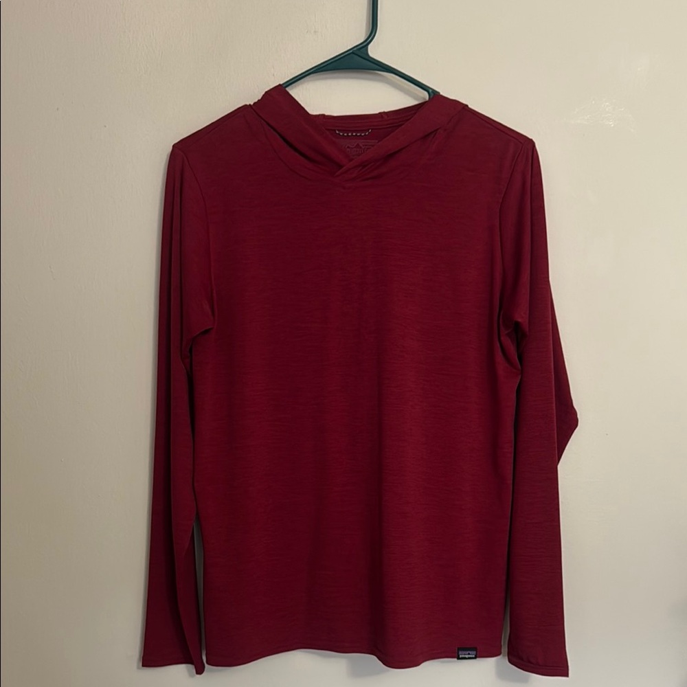 Patagonia Red Long Sleeve Hoodie